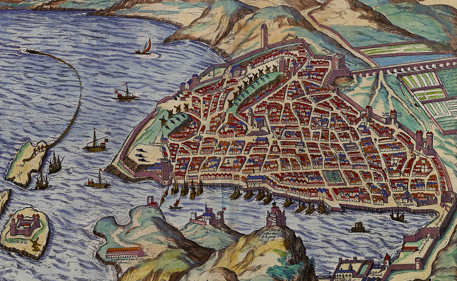 Marseille ville pionnière dans la médecine en France (ici en 1575).